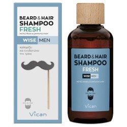 Vican Wise Men Beard & Hair Shampoo Fresh 200ml