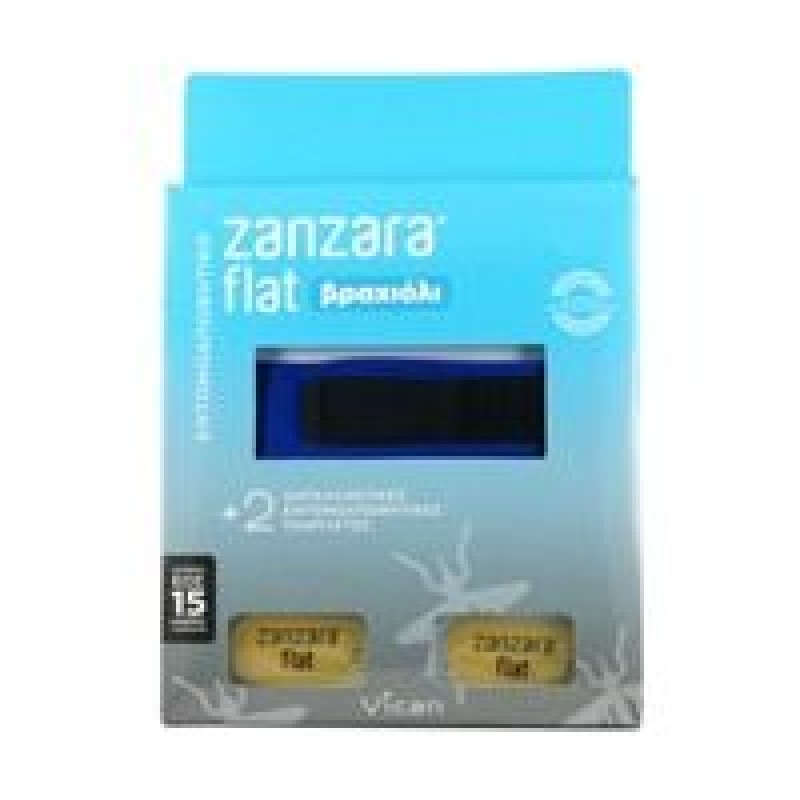 Vican Zanzara Flat Βραχιόλι S/M Μπλε & 2 ανταλλακτικές πλακέτες