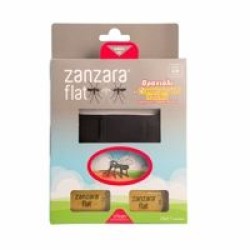 Vican Zanzara Flat Βραχιόλι S/M Μαύρο & 2 ανταλλακτικές πλακέτες