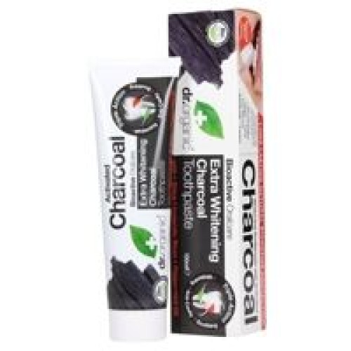 Dr.Organic Extra Whitening Charcoal Toothpaste 100ml