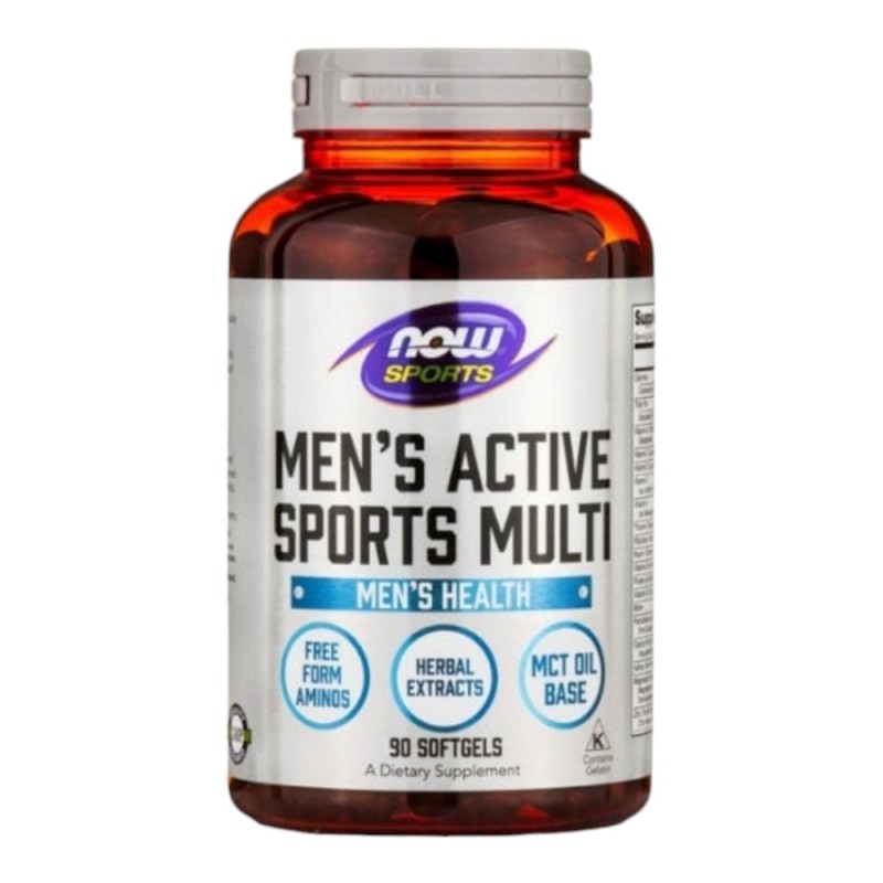 Now Foods Men's Active Sports Multi 90 μαλακές κάψουλες