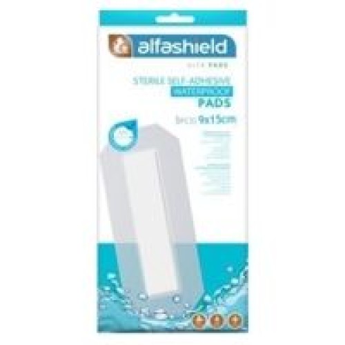 AlfaShield Αδιάβροχα Αυτοκόλλητα Επίθεματα 9*15cm 5τμχ