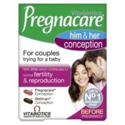 Vitabiotics Pregnacare Him & Her Conception 30 + 30tabs