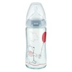 Nuk Disney First Choice + Winnie Pooh Blue 0-6m 240ml