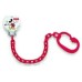 Nuk Αλυσίδα Πιπίλας Oval Disney Mickey Red