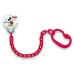 Nuk Αλυσίδα Πιπίλας Oval Disney Mickey Red