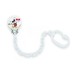 Nuk Αλυσίδα Πιπίλας Oval Disney Mickey Λευκή