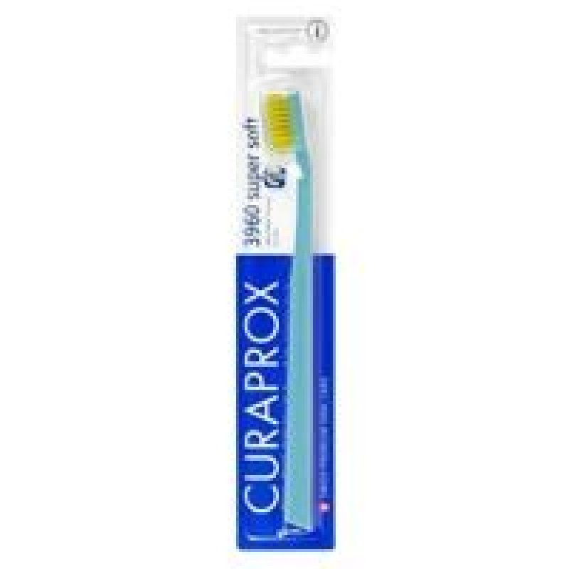 Curaprox CS 3960 Super Soft Πετρόλ-Κίτρινο Curaprox CS 3960 Super Soft Πετρόλ-Κίτρινο