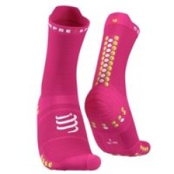 Compressport V4.0 Hi Cut Pro Racing Fluo Pink Primerose