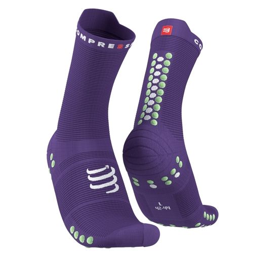 Compressport V4.0 Hi Cut Pro Racing Purple Paradise Green