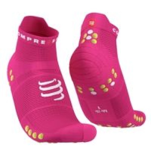 Compressport V4.0 Low Cut Pro Racing Fluo Pink Primerose