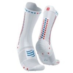 Compressport V4.0 Pro Racing Bike White/Orangeade