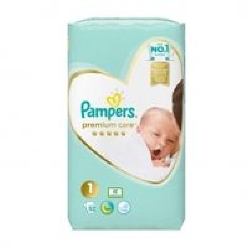Pampers Πάνες με Αυτοκόλλητο Premium Care No1 (2-5kg) 52τμχ