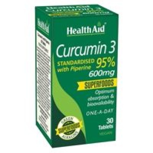 Health Aid Curcumin 3 600mg 30tabs