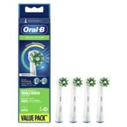 Oral-B Cross Action CleanMaximiser Ανταλλακτικές Κεφαλές Value Pack 4τμχ