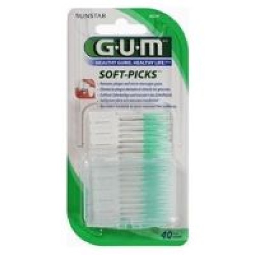 GUM 636 Soft Picks Μεσοδόντιες Οδοντογλυφίδες Extra Large 40τμχ