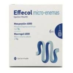 Epsilon Health Effecol Micro-Enemas Macrogol 4000 Μικροκλύσματα Ενηλίκων 6x9g