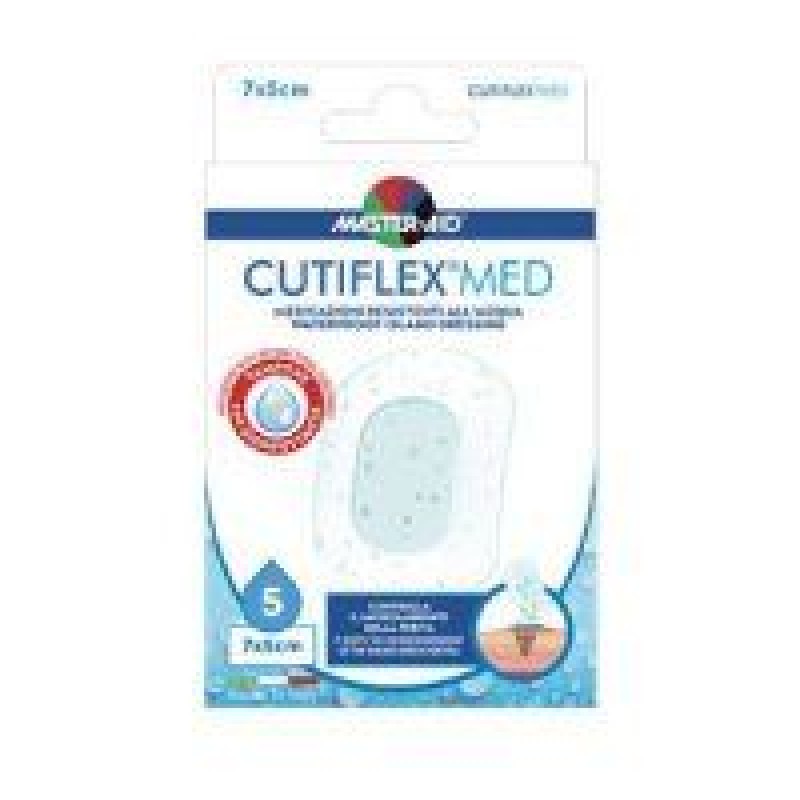 Master Aid Cutiflex Med Επιθέματα 7x5cm 5τμχ