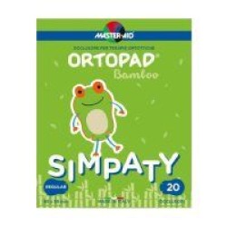 Master Aid Ortopad Regular Simpaty, Παιδικά Οφθαλμικά Αυτοκόλλητα 85x59mm 20τμχ, 4 Ετών+