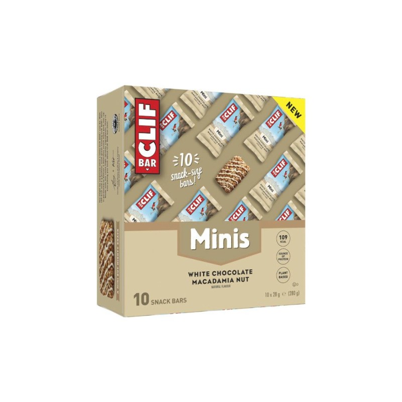 CLIF BAR Energy Bar White Chocolate Macadamia Nut Minis 28g | 10 Bar Box