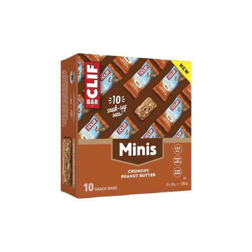 CLIF BAR Energy Bar Crunchy Peanut Butter Minis 28g | 10 bars box