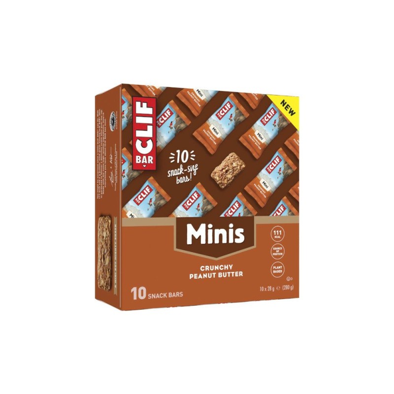 CLIF BAR Energy Bar Crunchy Peanut Butter Minis 28g | 10 bars box