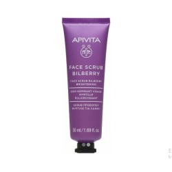 Apivita Bilberry Scrub Προσώπου για Λάμψη με Μύρτιλλο 50ml