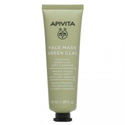 Apivita Μάσκα Για Βαθύ Καθαρισμό Με Πράσινη Αργιλο 50ml