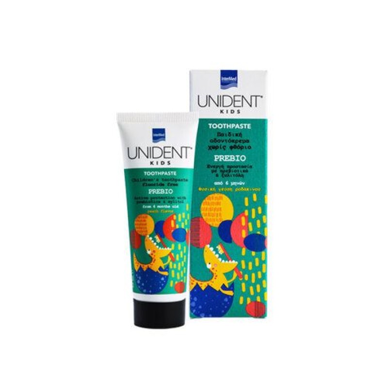 Intermed Οδοντόκρεμα Unident 50ml με Γεύση Ροδάκινο για 6m+ Intermed Οδοντόκρεμα Unident 50ml με Γεύση Ροδάκινο για 6m+