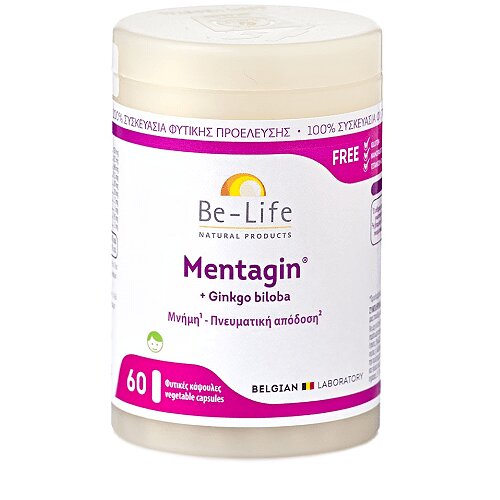 Be-Life Mentagin & Gingo Biloba 60 κάψουλες
