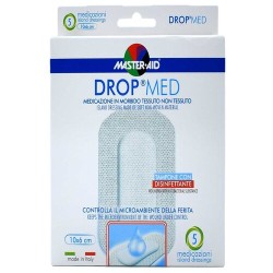 Master Aid Drop Med Αυτοκόλλητες Γάζες 10x6cm 5 τμχ