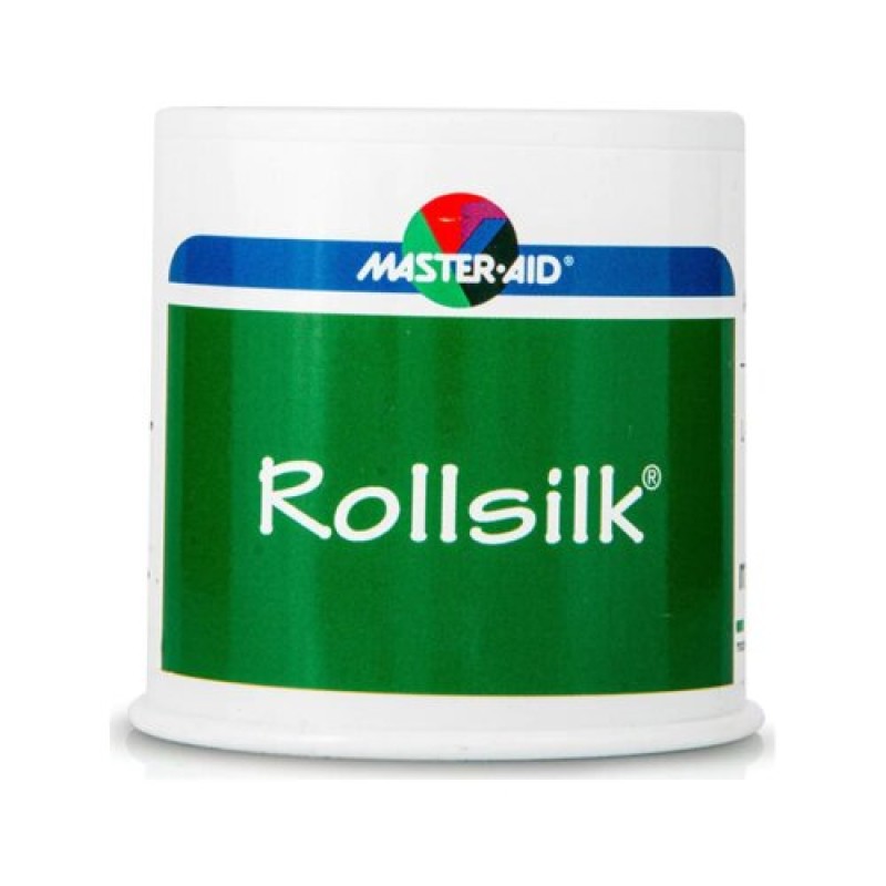 Master Aid Rollsilk Μεταξωτή Επιδεσμική Ταινία 5cm x 5m