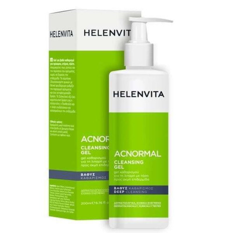 Helenvita Acnormal Gel Καθαρισμού για Λιπαρές Επιδερμίδες 200ml