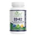 Natural Vitamins D3 (2000IU) + K2 (75μg) - 50 Μασώμενες Ταμπλέτες