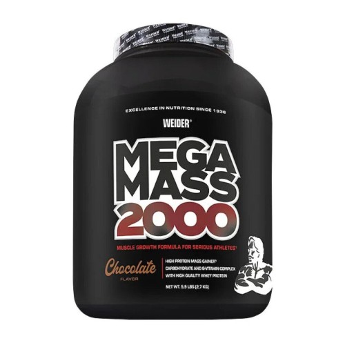 Weider Mega Mass 2000 2700g - Chocolate