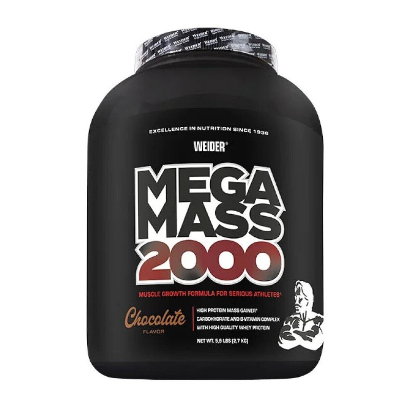 Weider Mega Mass 2000 2700g - Chocolate