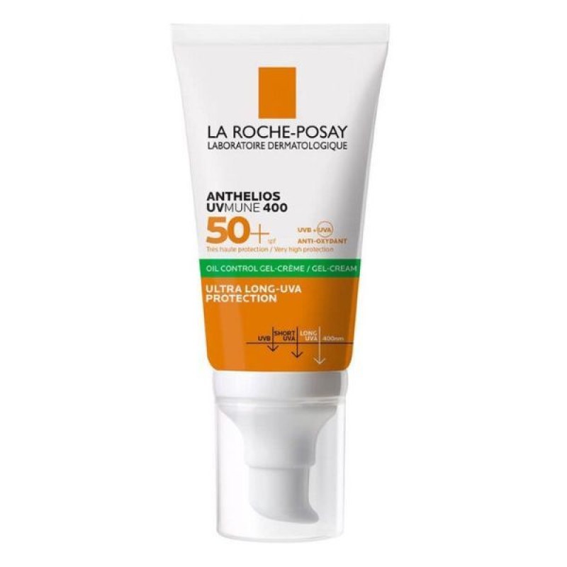 La Roche Posay Anthelios UVmune 400 Oil Control Gel Cream SPF50+ Αντηλιακή Κρέμα Προσώπου Για Ματ Αποτέλεσμα 50ml