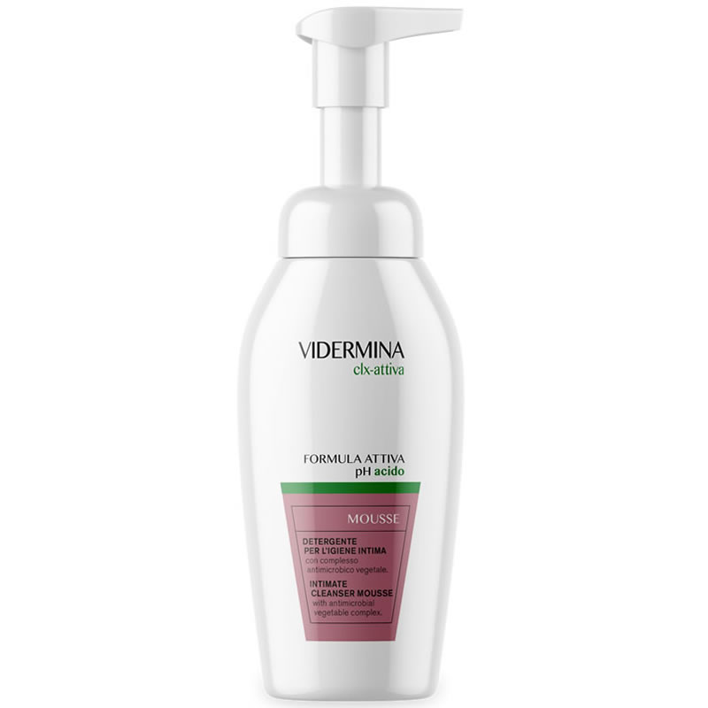 VIDERMINA Clx Mousse Καθαριστικό σε Μορφή Αφρού για την Υγιεινή της Ευαίσθητης Περιοχής - pH 5,5 200ml VIDERMINA Clx Mousse Καθαριστικό σε Μορφή Αφρού για την Υγιεινή της Ευαίσθητης Περιοχής - pH 5,5 200ml