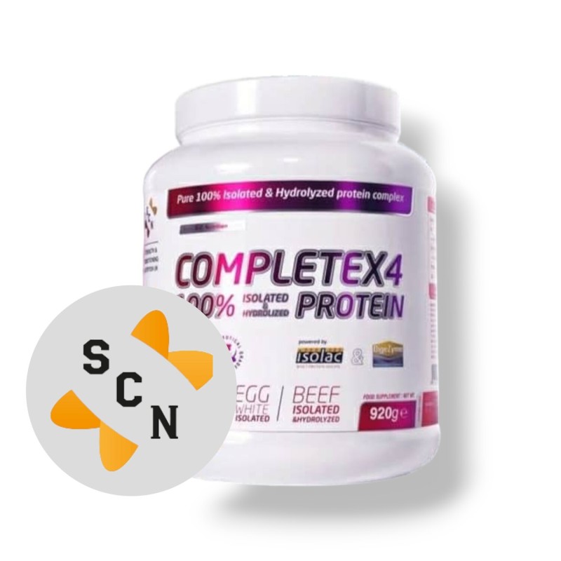 SCN CompleteX4 - 100% Isolated & Hydrolyzed Protein 920gr (CHOCOLATE MUFFIN)