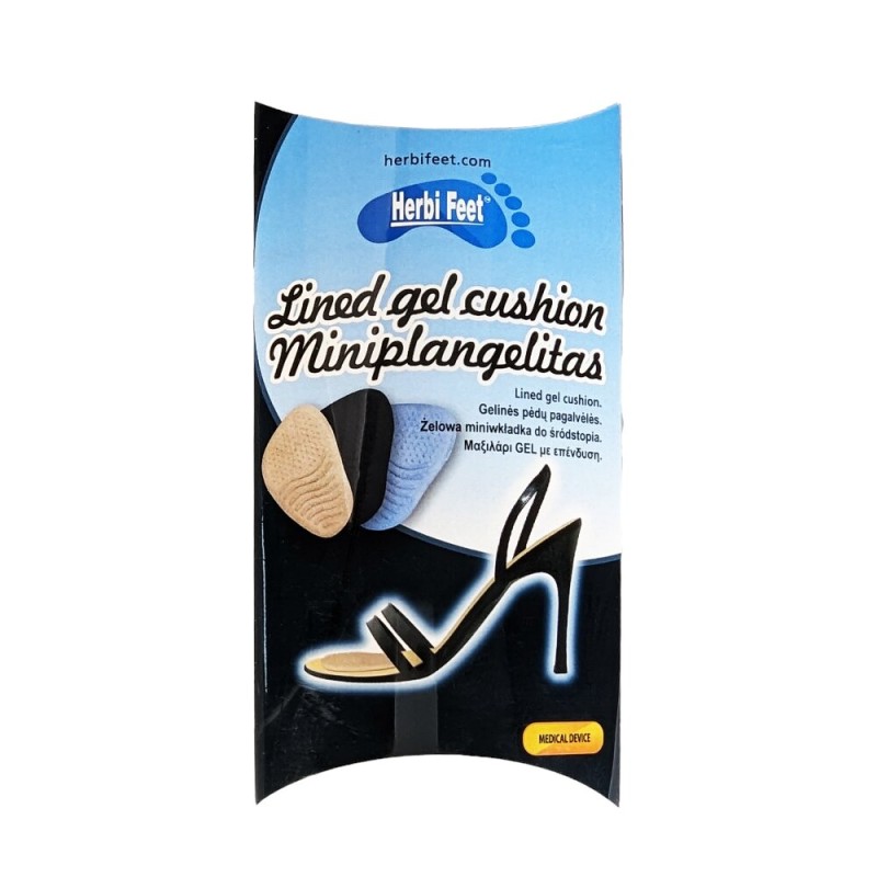 Herbi Feet Miniplangelitas Lined Gel Cushion Μπεζ 1 Ζευγάρι, Κωδ 6008.19 Herbi Feet Miniplangelitas Lined Gel Cushion Μπεζ 1 Ζευγάρι, Κωδ 6008.19