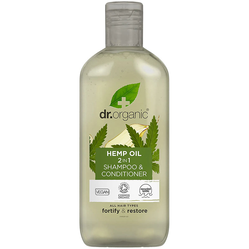 Dr. Organic Hemp Oil Shampoo & Conditioner Σαμπουάν & Μαλακτική Κρέμα Μαλλιών με Έλαιο Κάνναβης 265ml