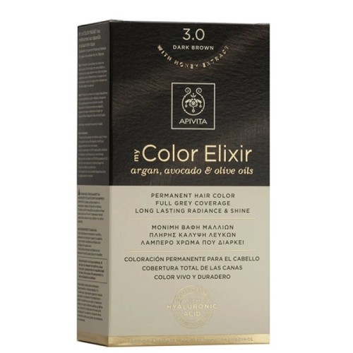 Apivita My Color Elixir Βαφή Μαλλιών 3.0 Καστανό Σκούρο