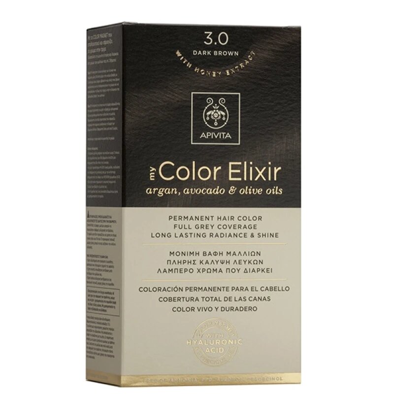 Apivita My Color Elixir Βαφή Μαλλιών 3.0 Καστανό Σκούρο
