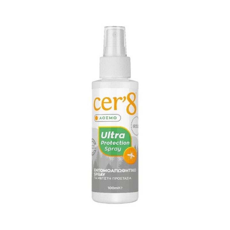 Vican Cer'8 Ultra Protection Spray Αοσμο Εντομοαπωθητικό Spray για Μέγιστη Προστασία 100ml
