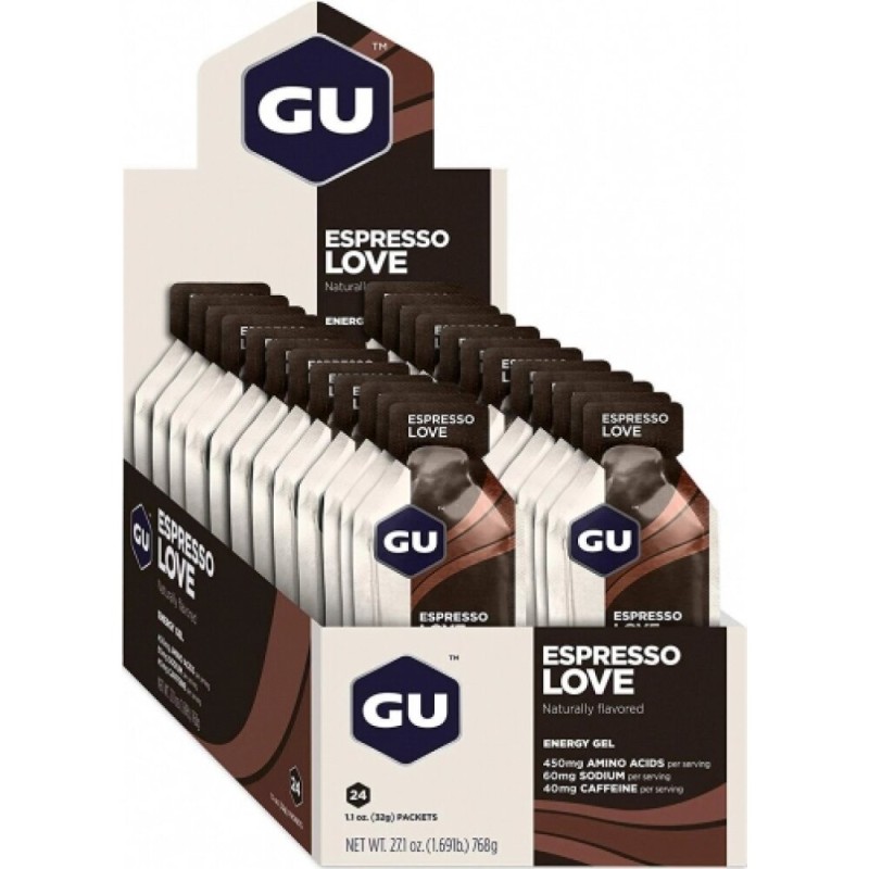 GU Energy Gel Espresso Love 24 x 32gr GU Energy Gel Espresso Love 24 x 32gr