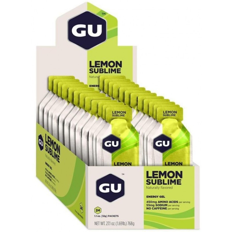 GU Energy Gel Lemon Sublime 24 x 32gr GU Energy Gel Lemon Sublime 24 x 32gr