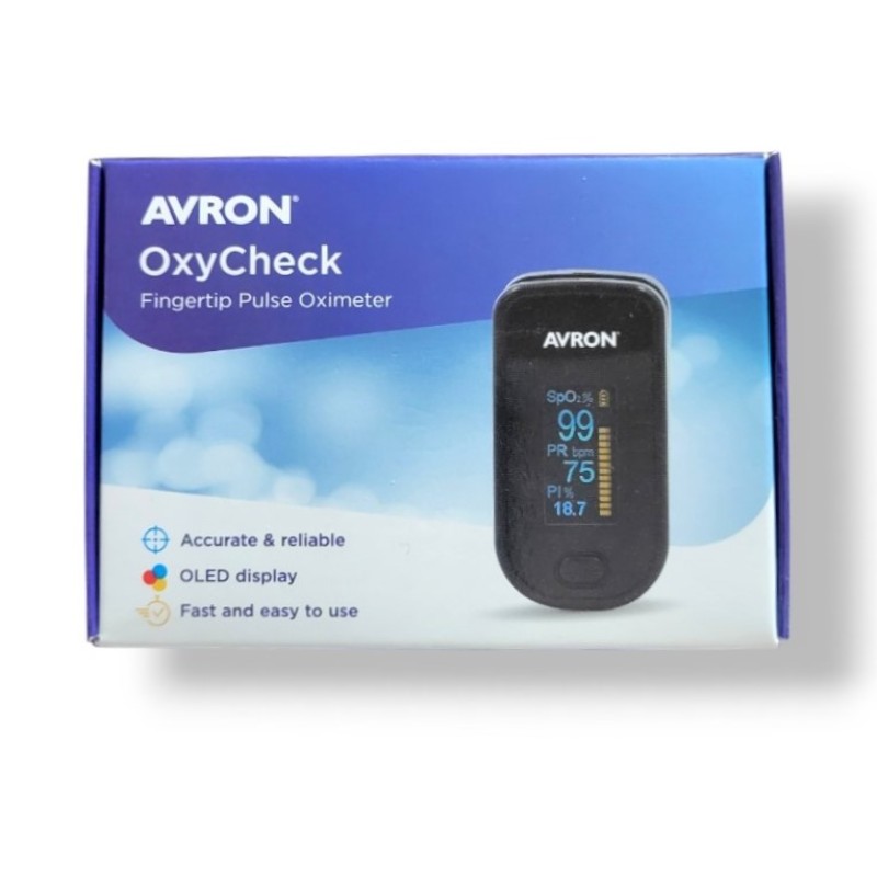 Avron OxyCheck Παλμικό Οξύμετρο Δακτύλου Avron OxyCheck Παλμικό Οξύμετρο Δακτύλου
