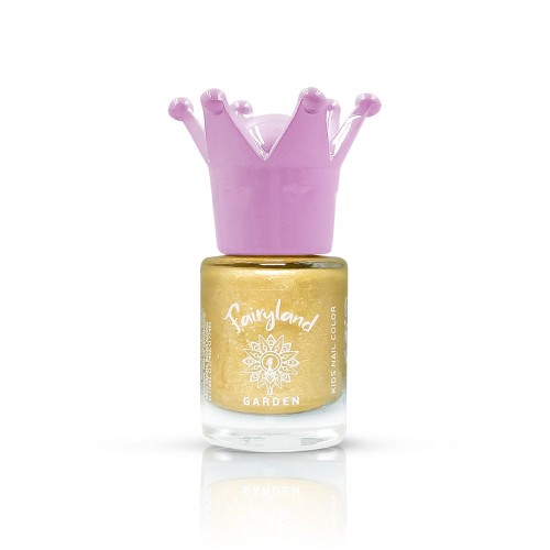 Garden Fairyland Nail Polish Glitter Gold Jiny 4
