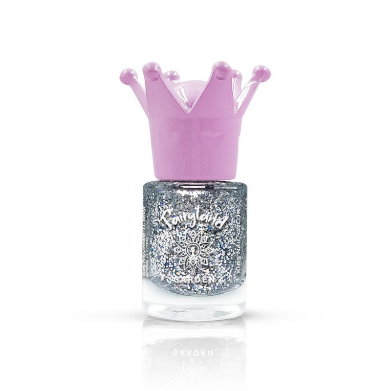 Garden Fairyland Nail Polish Glitter Silver Jiny 1 Garden Fairyland Nail Polish Glitter Silver Jiny 1