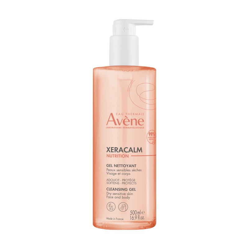 Avene XeraCalm Nutrition Cleansing Gel -Τζελ Καθαρισμού για Ευαίσθητες Επιδερμίδες 500ml